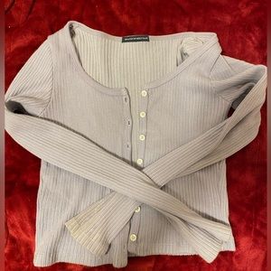 purple button up - brandy melville